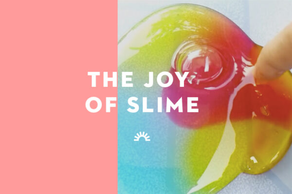 image with rainbow colored slime