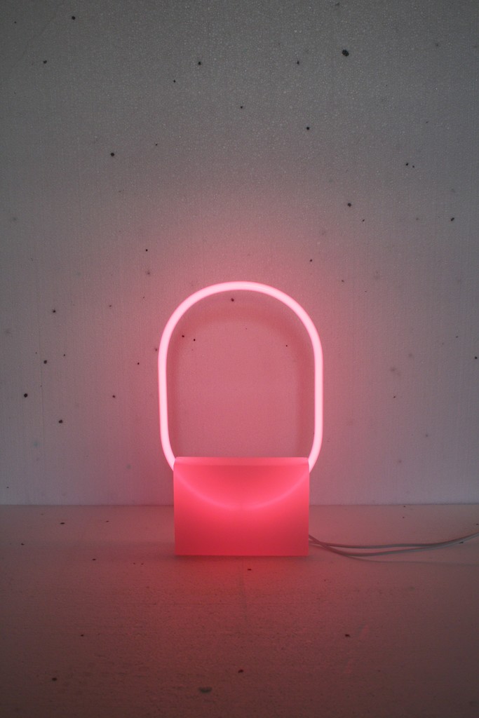 neon light sculpture