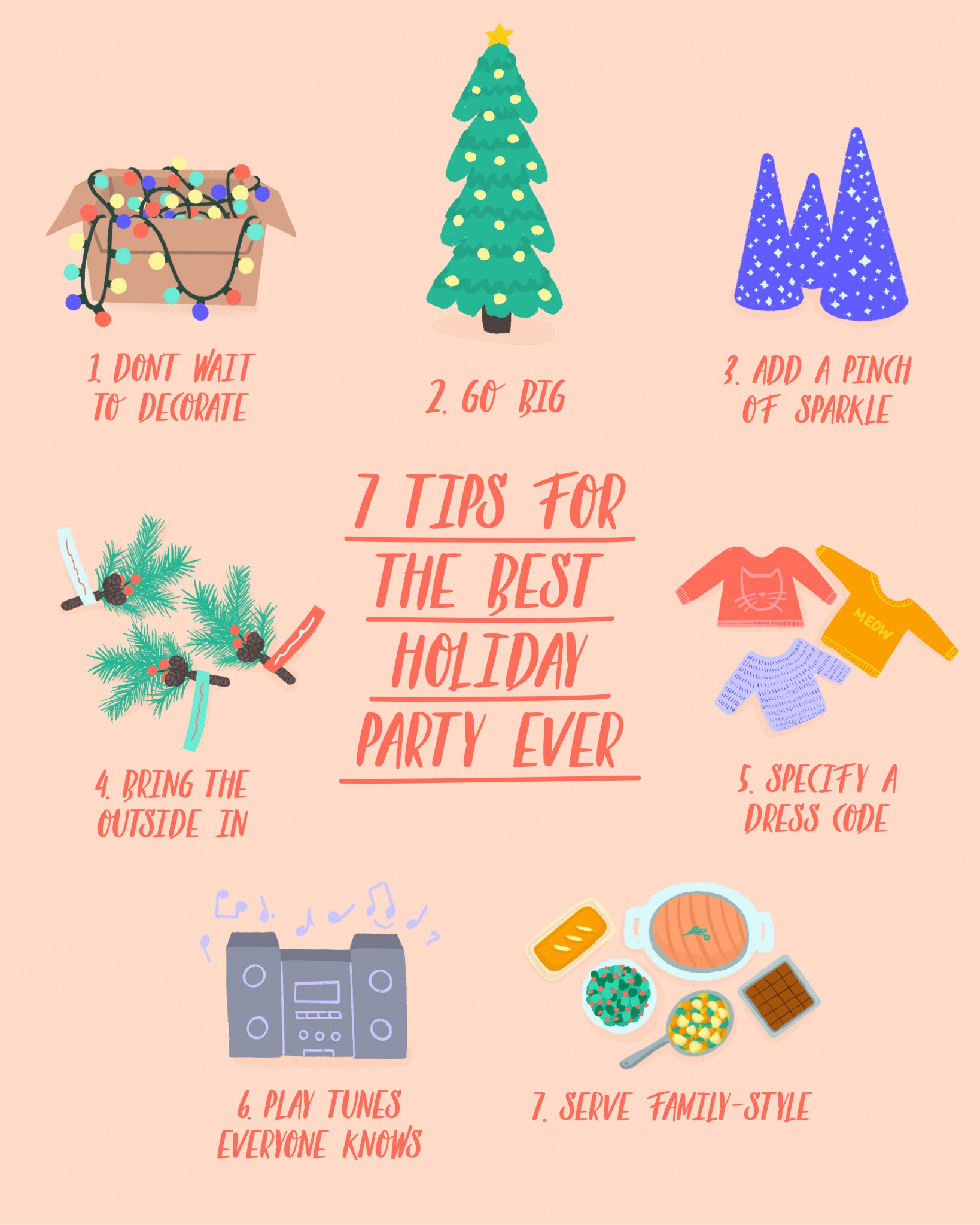 7 tips for the best holiday party ever - The Aesthetics of Joy by Ingrid  Fetell Lee