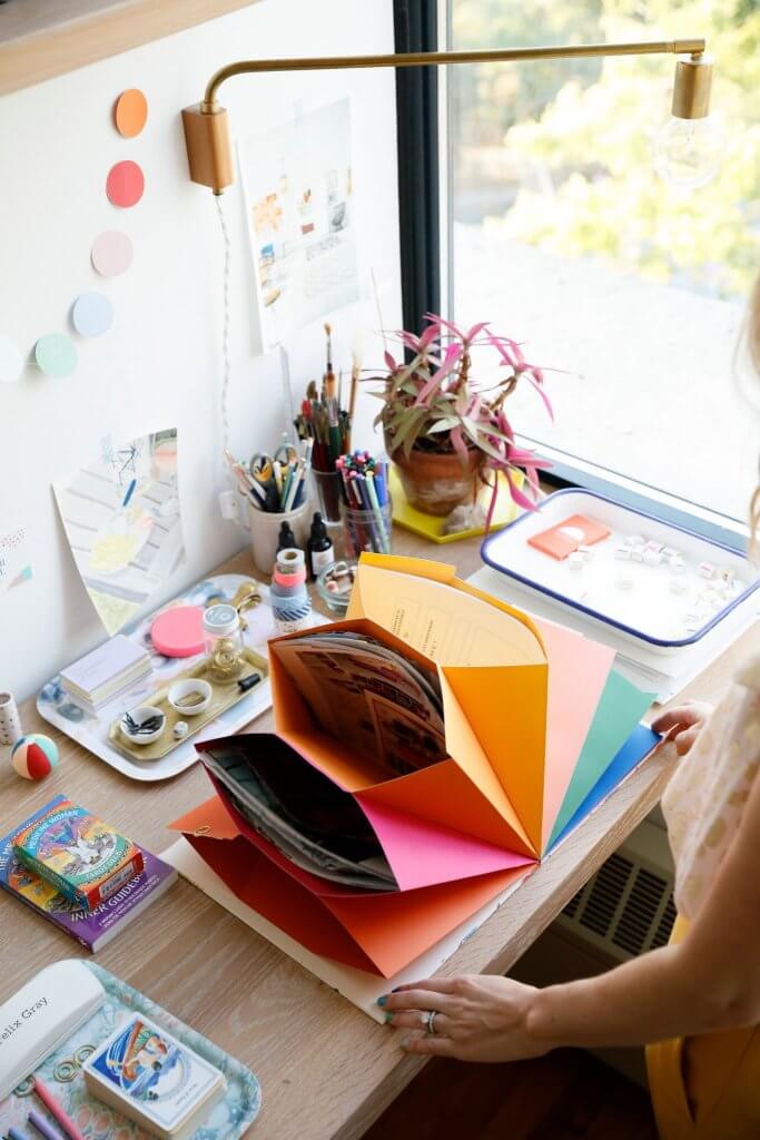 9 Ways to Make Working from Home More Joyful, by Ingrid Fetell Lee. If you're new to working from home, there's a lot of advice out there about how to stay productive and sane. But why not enjoyable too? In this post, I share ideas for creating a workspace and routines that will make working from home a true delight.