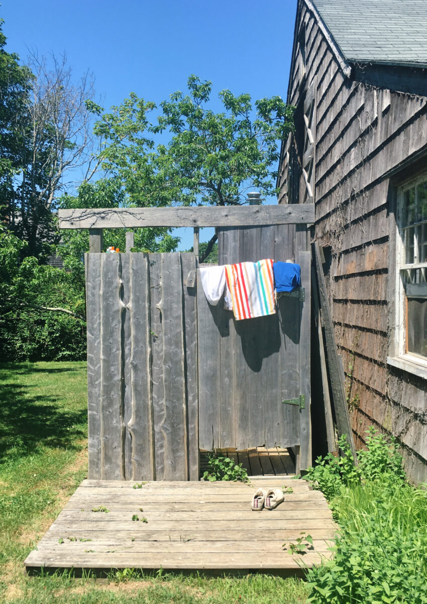 striped beach towel | ways to make any home feel like a summer home