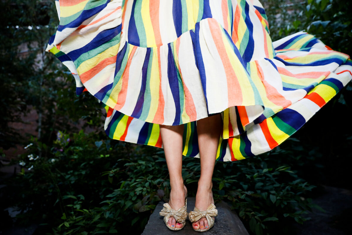 colorful stripes in clothing