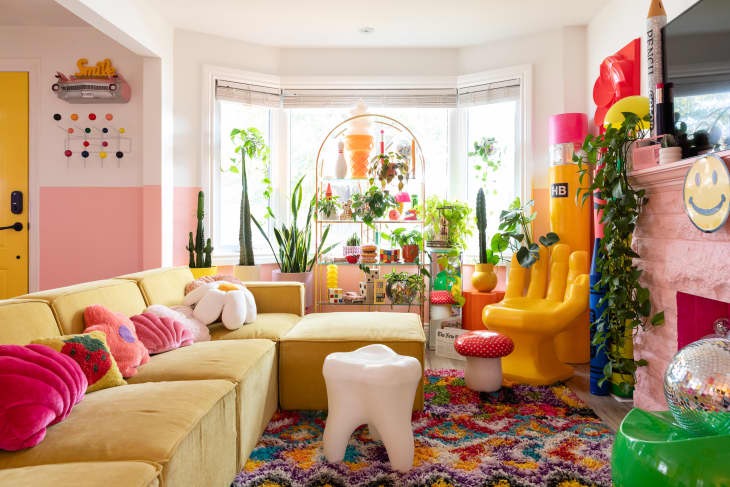 multicolor living room